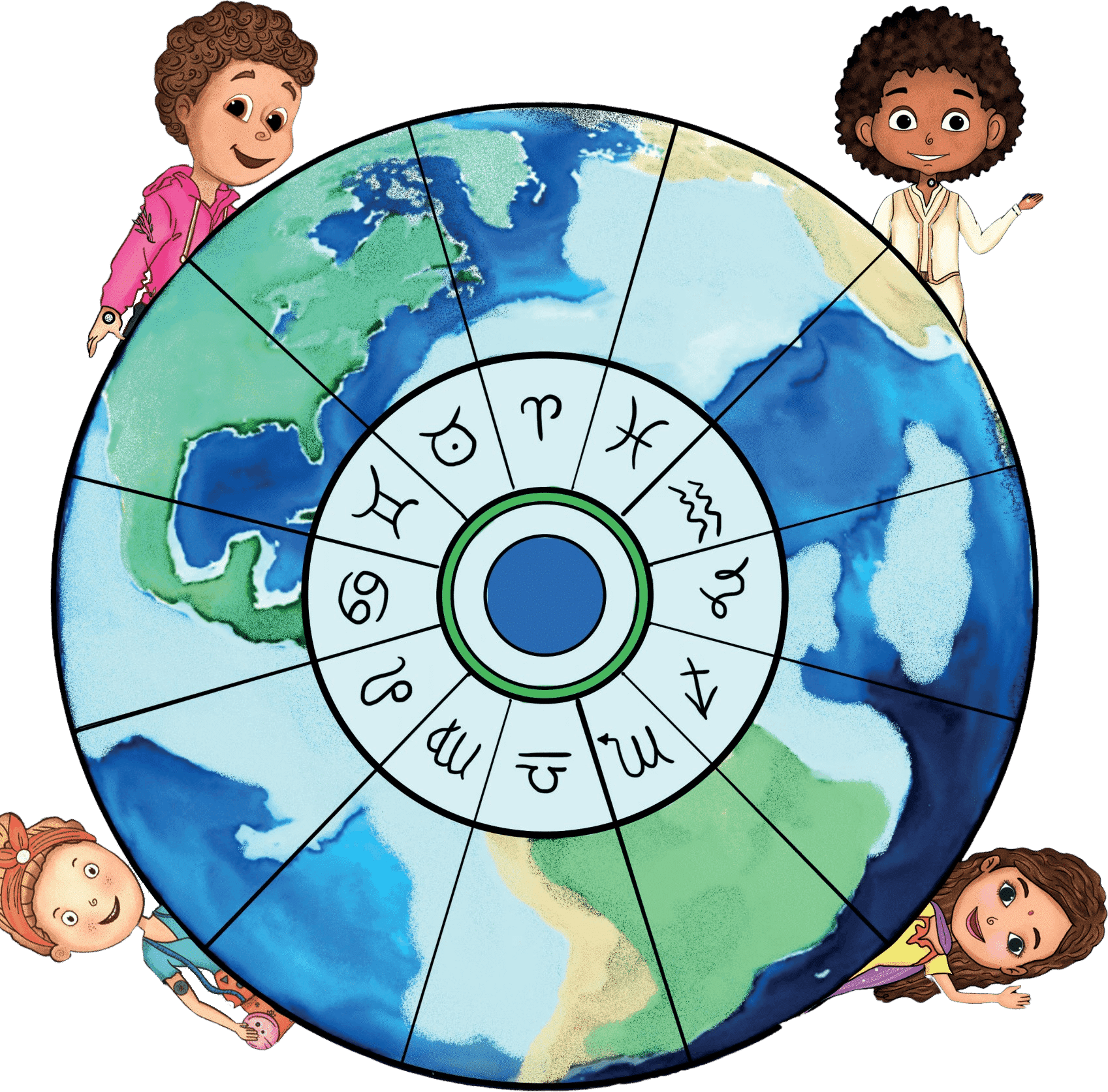 gaias game characters around the globe with zodiac